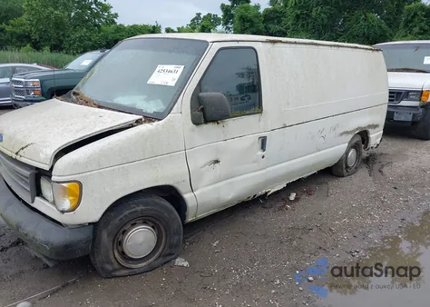 1992 Ford Econoline E150 Van z USA, uszkodzony, nr VIN 1FTEE14Y9NHA04733